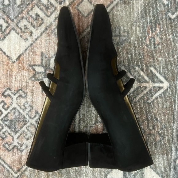 YSL authentic Vintage black suede slip on shoes - Picture 6 of 11